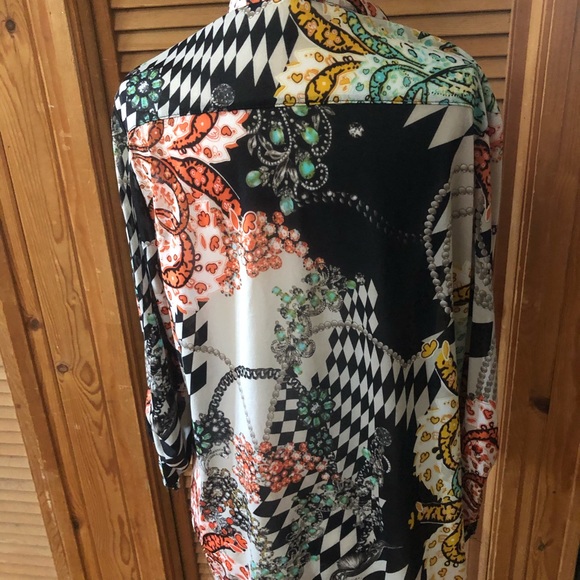 Translucent Colorful Blouse - Picture 7 of 8